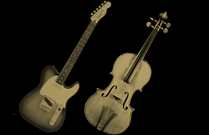 Gitarre Violine